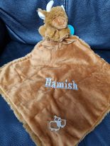 Brown Highland Cow Soother - Image 15