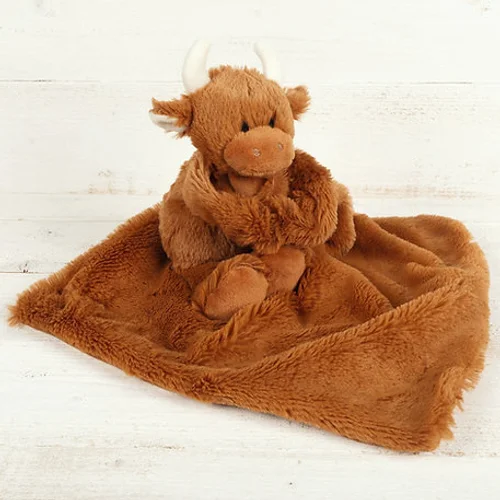 Brown Highland Cow Soother - Image 2