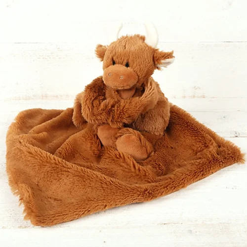Brown Highland Cow Soother - Image 3
