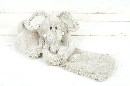 Embroidered Elephant Scarf, cute and stylish
