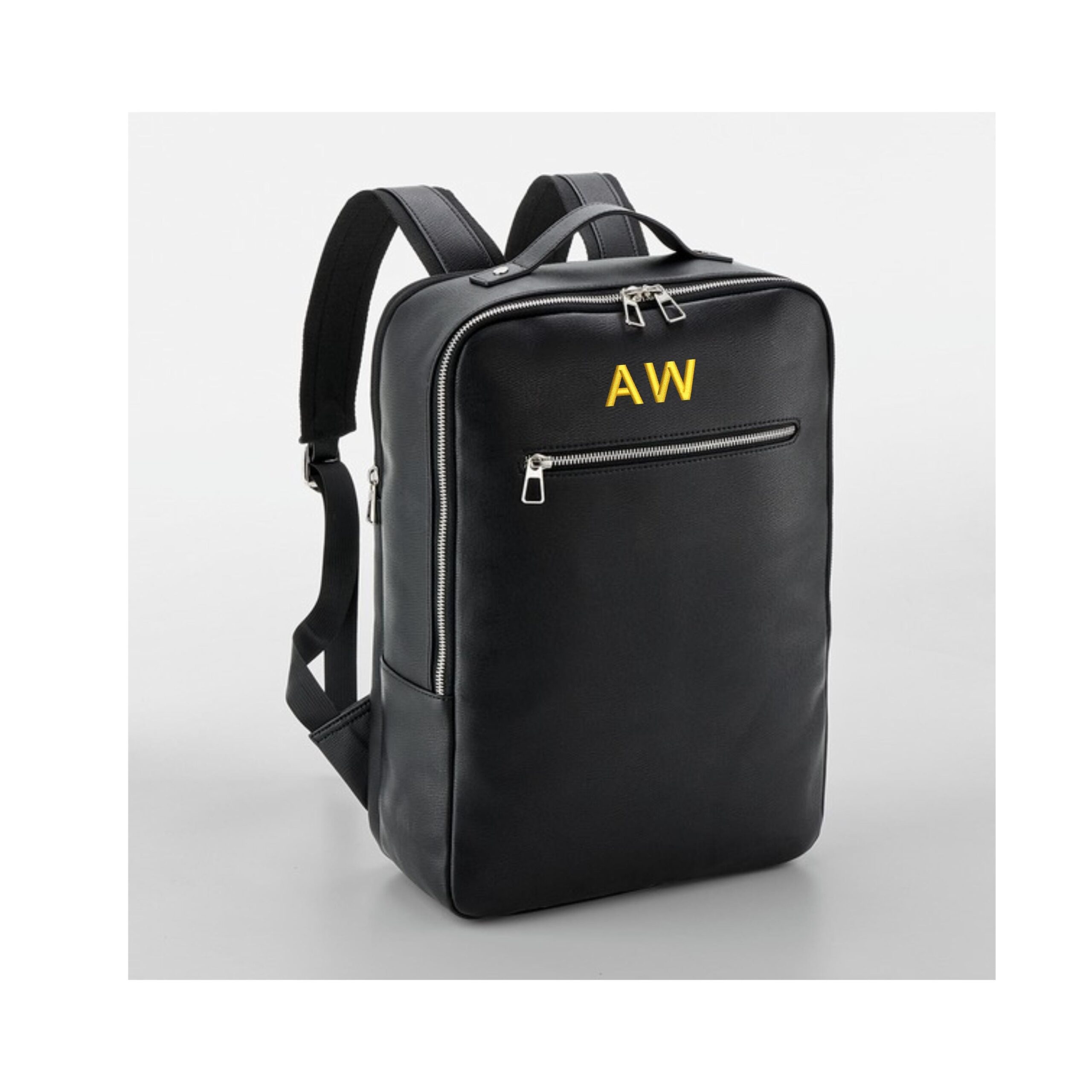 Tailored Luxe Backpack, stylish faux leather bag