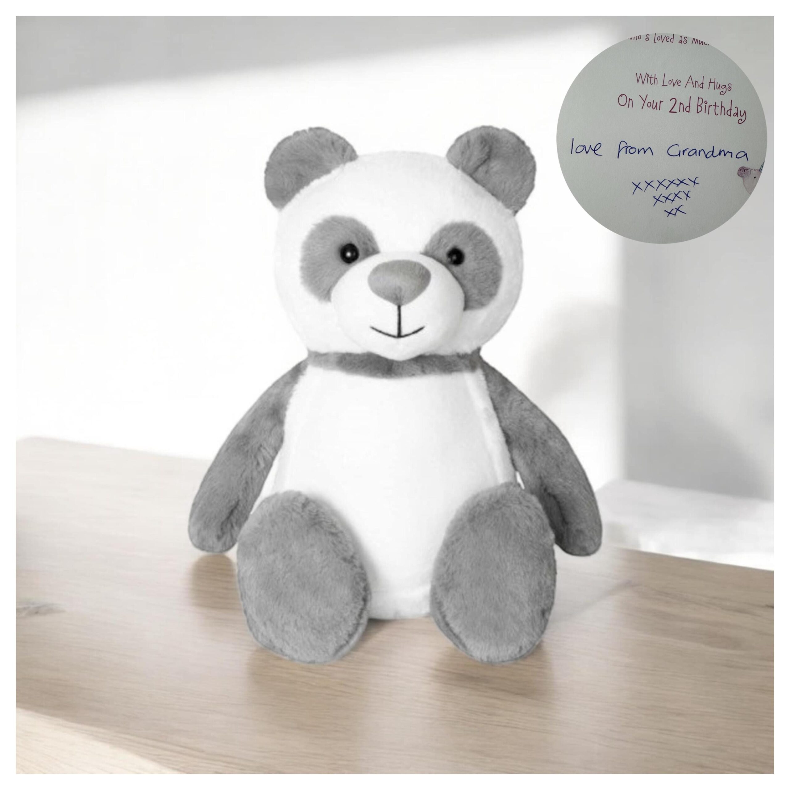 Personalised Embroidered Handwriting Memorial Bear Image 8