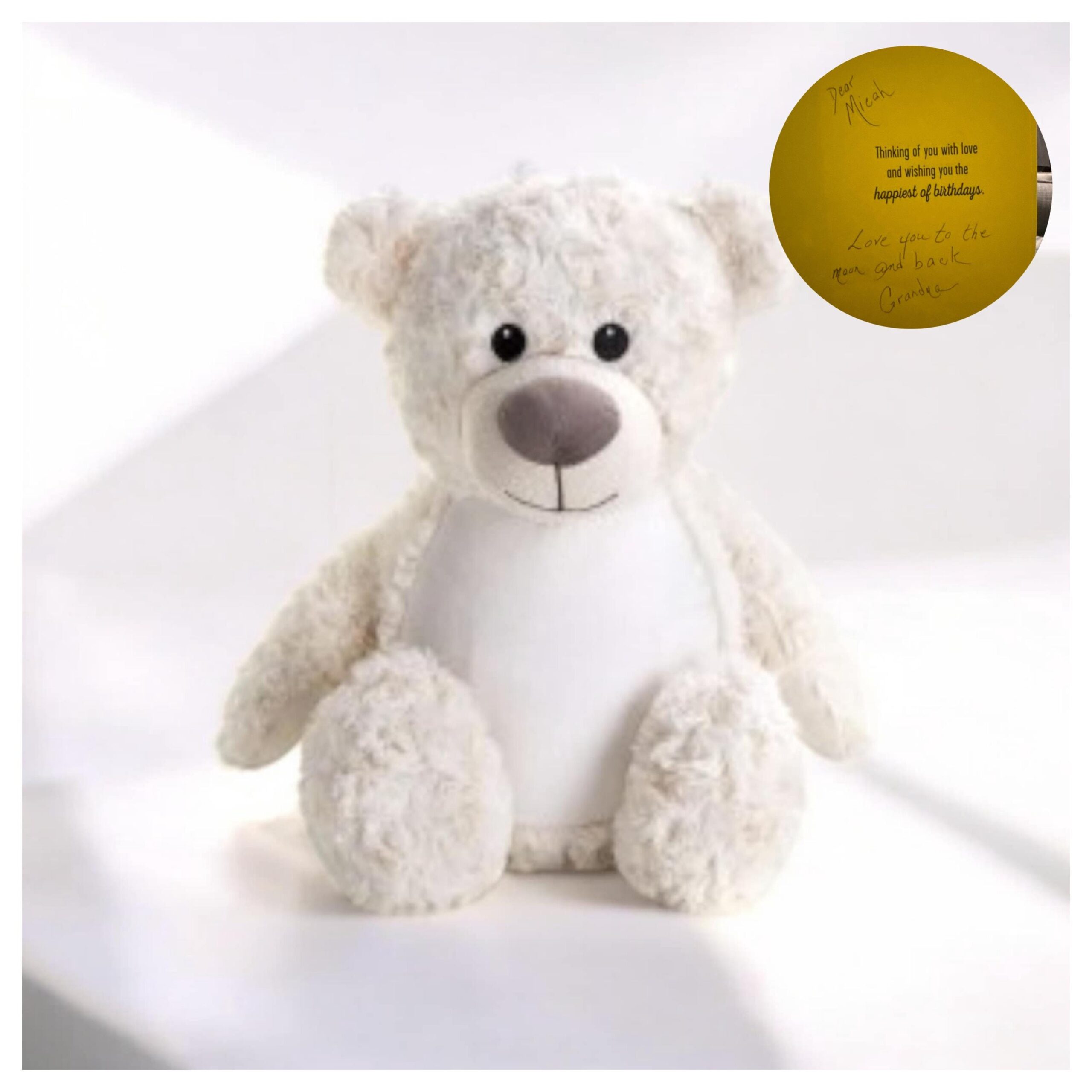 Personalised Embroidered Memorial Bear Keepsake Gift Image